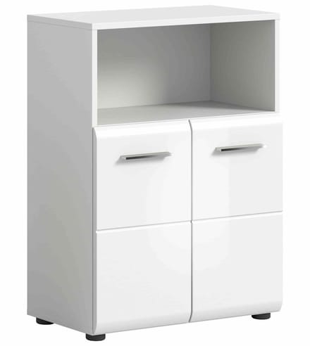 IJskast breed wit hoogglans MDF TZ wit NB - 30x60x80cm