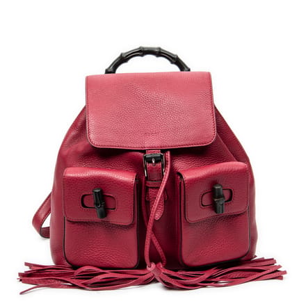 Medium Bamboo Tassel Backpack   rugzak