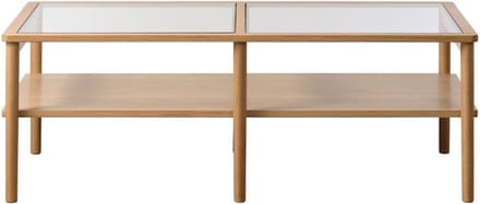 Salontafel Naturel Eikenhout - 24kg - 120x60x41cm - Elba