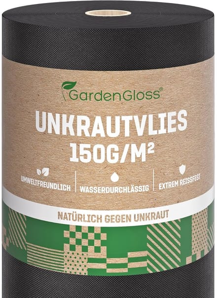 Ondoorlatend Onkruidvlies 150g/m² - Extra Sterk Tuinvlies Tegen Onkruid