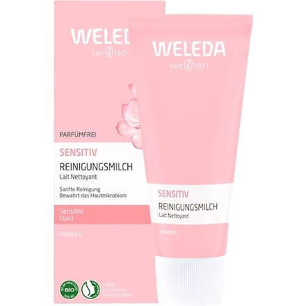 WELEDA Cleansing Gevoelige Reinigingsmelk Amandel Schoonmaken Dames 75 ml