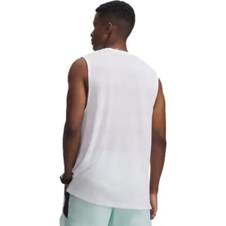 Under Armour Velociti  Hardloopshirt Heren-wit, zilver