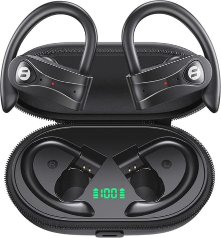 Bluetooth Hoofdtelefoon met Ruisonderdrukking en Lange Speeltijd