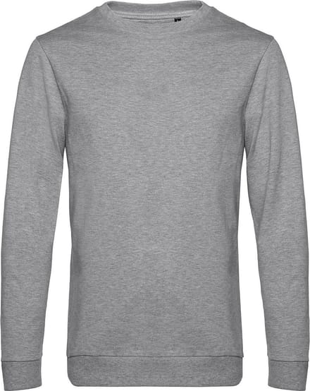 B&C Set-In-Sweater, 280GSM Kleur Heather Grey Maat XXXL