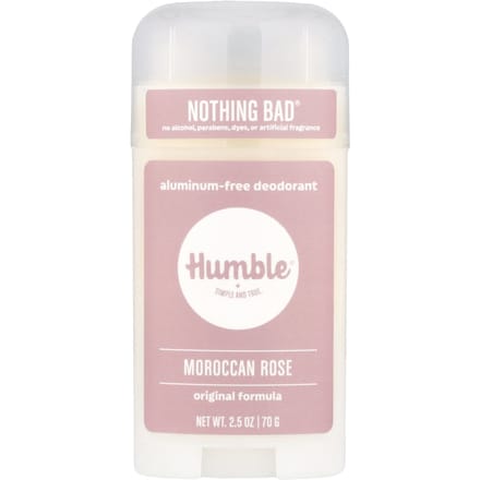 Humble Brands, Déodorant sans aluminium, Rose marocaine, 2,5 oz (70 g) white