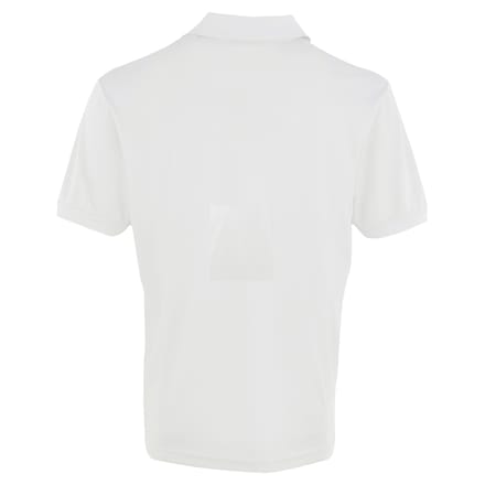 Premier Heren Coolchecker Pique korte mouw Polo T-Shirt (Wit)