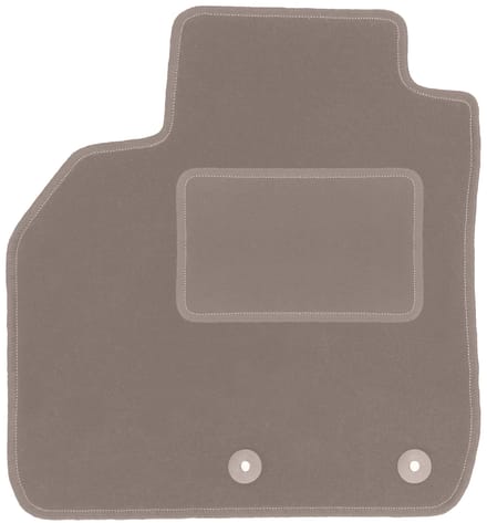 Beige bestuurdersmat voor: Renault Scenic II minivan (2003-2009)