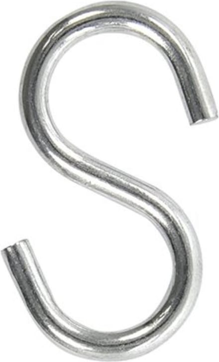 ProPlus S-Haak - Ø 4 mm - Chroom - 4.4 x 2.1 cm - per stuk