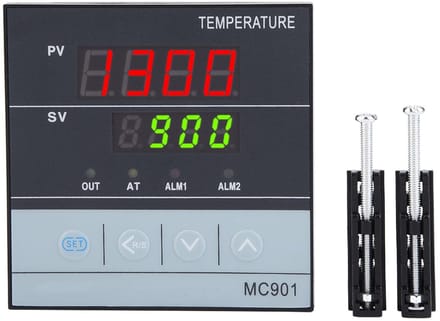 Allecto - PID Temperatuurcontroller - Digitale K Type PT100 - Nauwkeurige Temperatuurmeting - Compact - Temperatuurregeling - Precisie - Geschikt v...