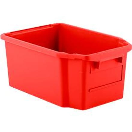 Draaistapelbak FB 600, 40 l, rood