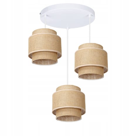 Jutten Hanglamp Boho Schotel Trio - 3 lichtpunten E27