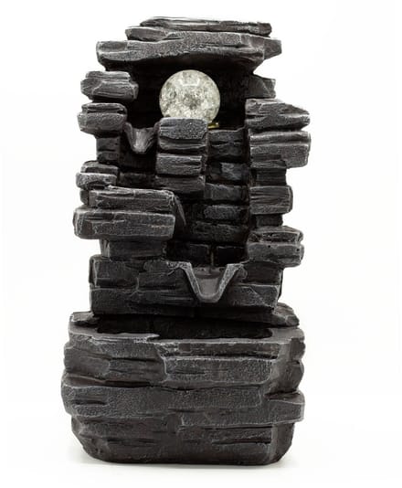 Ancient Wisdom - Theepot - Travel Mountain theepotset met glazen behuizing en infuser - keramiek - reiskoffer - losse thee - theekopjes - infuserhouder