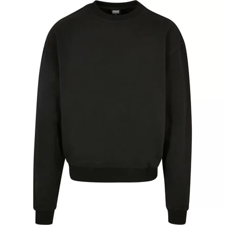 Urban Classics - Ultra Heavy Crewneck sweater/trui - M - Zwart