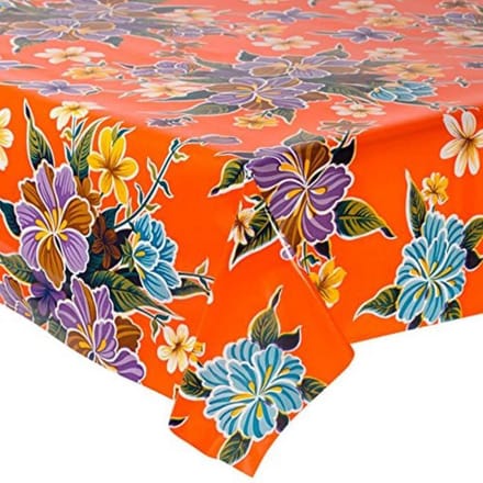 Atelier Du Baj Fortin Orange Mexicaans Tafelzeil - 250 x 120 cm