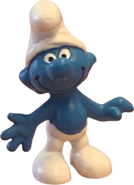 De smurfen - Schleich Normale smurf - 5,5cm - armen wijd