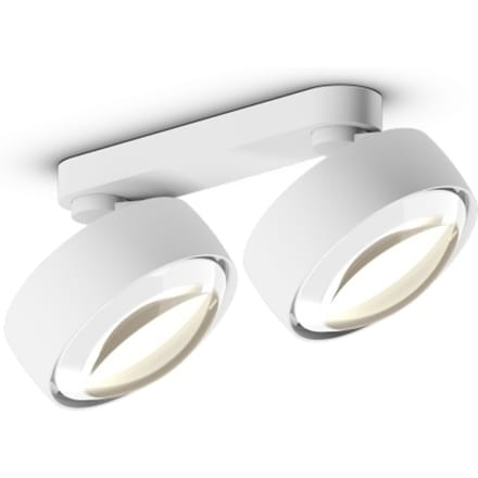 Occhio - Più alto doppio volt C80 Plafondlamp - wit mat