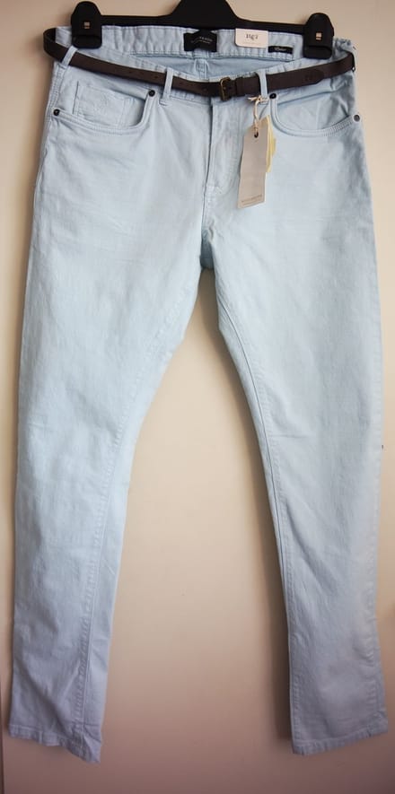 Scotch&Soda Dylan Broek - Licht blauw - Maat 31-32