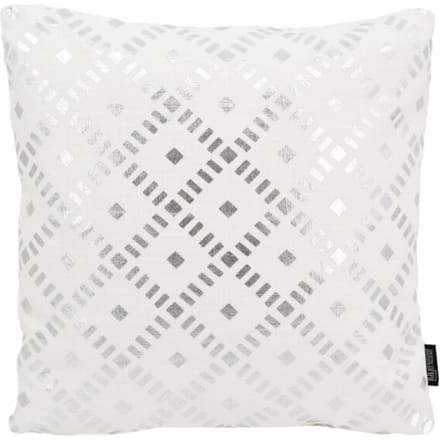 Gek op kussens! Sierkussen dido silver / white | 45 x 45 cm | katoen