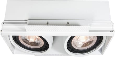 Lucide TRIMLESS - Inbouwspot - 2xGU10 (ES111) - Wit