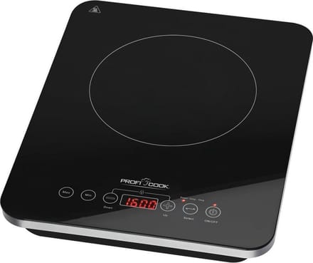 ProfiCook EKI 1062 - inductie kookplaat - 1 pits - 2000 W zwart