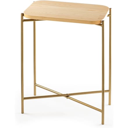 Asir - Salontafel - Goud en Natuurlijk - 40 x 26 x 56 cm