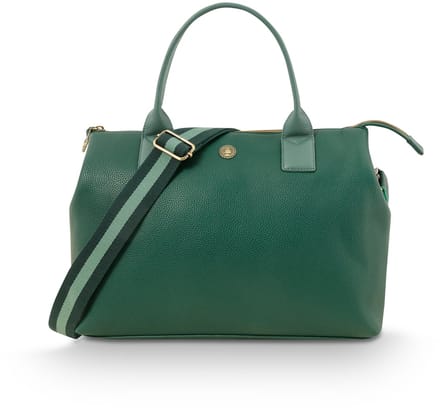 Pip Studio - Fia Handtas - Handtassen dames - Groene tas - 34x16x26.5cm