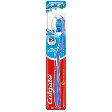 Colgate Triple Action Medium Toothbrush 1 st