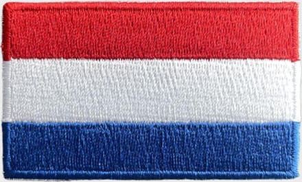 Patchy® – Nederlandse Vlag Strijk Embleem Patch 6.5 x 4 cm