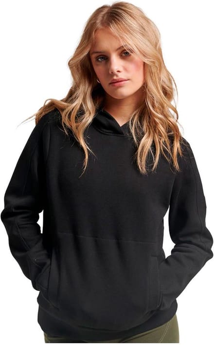 Superdry Code Tech Relaxed Hoodie Zwart 2XS Vrouw