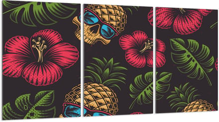 TMK ArtDeko - Kookplaat Achterwand - Glas - 3x30x52 cm