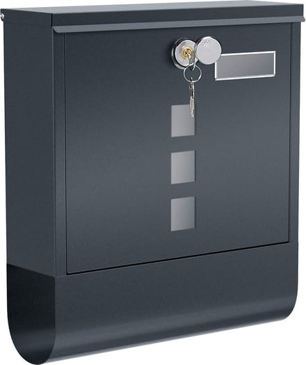 brievenbus / omheining doorwerpbrievenbus - mailbox
