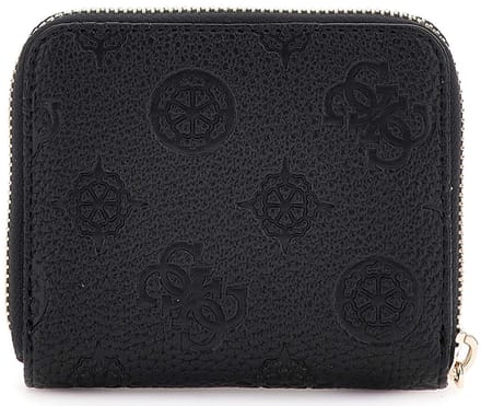 Guess Cresida ll Portemonnee Dames - Ritsportemonnee - Imitatieleer - Zwart