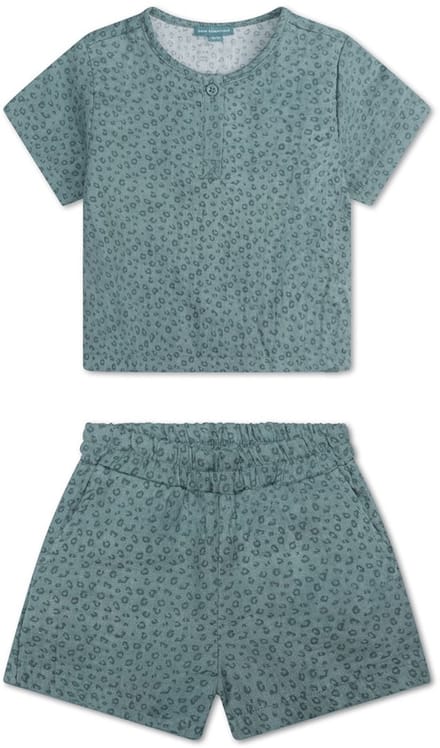 Green Leopard Jumpsuit