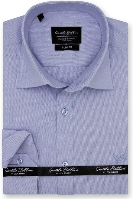 Mannen Blouse - Slim Fit - Zakelijk Effen Heren Overhemden
