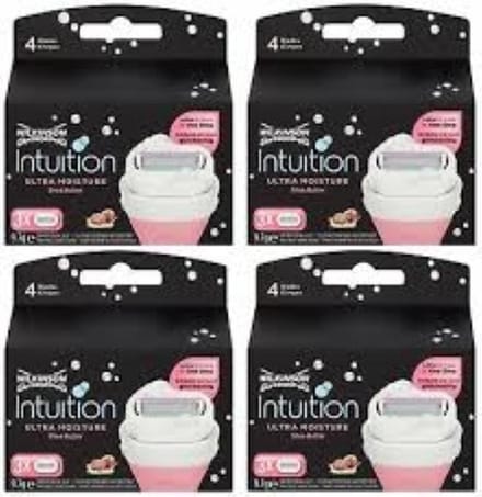 Wilkinson - Intuiton - Ultra - Moisture - Mesjes - Voordeelverpakking 4 x 3 Stuks