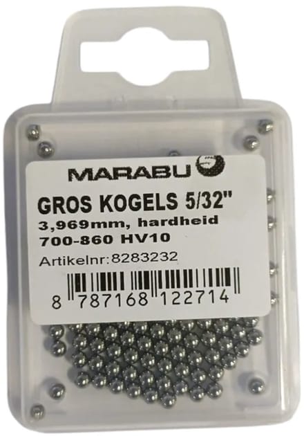 Kogels Marabu 1A - 5/32 - 3.969mm (per gros)