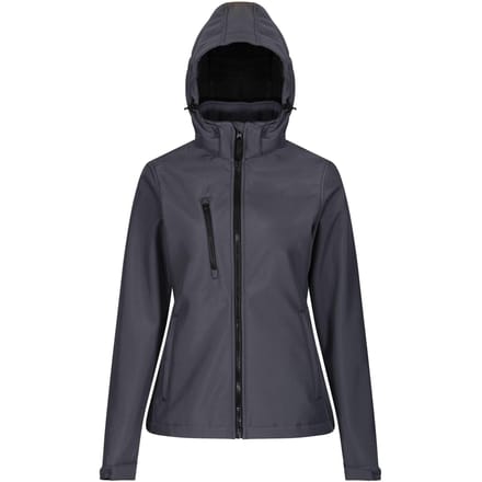 Regatta Dames/dames Venturer 3-lagige Membraan Soft Shell Jacket (Afdichting Grijs/Zwart)
