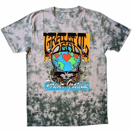 Grateful Dead - Forever Grateful Heren Tshirt - S - Groen