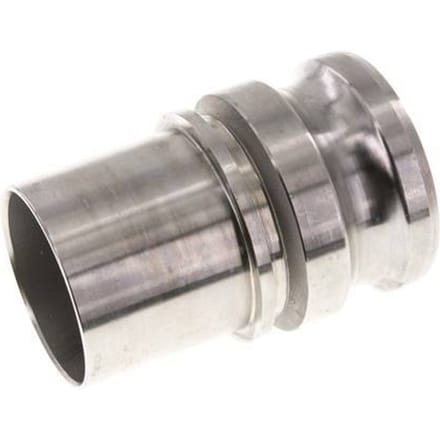 Camlock DN 60 (2 1/2'') Koppeling RVS met slangpilaar (63 mm) Type E EN 14420-7 (DIN 2828)