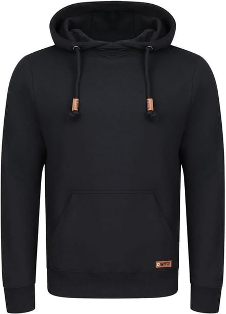 Heren Hoodie Regular Fit Sweatshirt met Overlapkraag