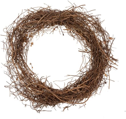 Natuurlijke druivenkrans Ø15cm, set van 10 - Ideaal voor herfst-, kers