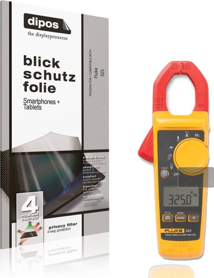 dipos – Matte Privacy Screenprotector geschikt voor Fluke 325 | Anti-Spy Beschermfolie