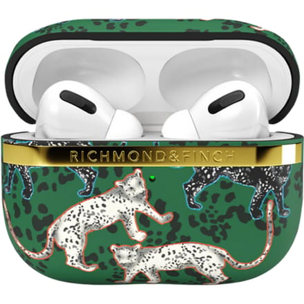 Richmond & Finch Luipaardgroene Apple AirPods Pro Cover