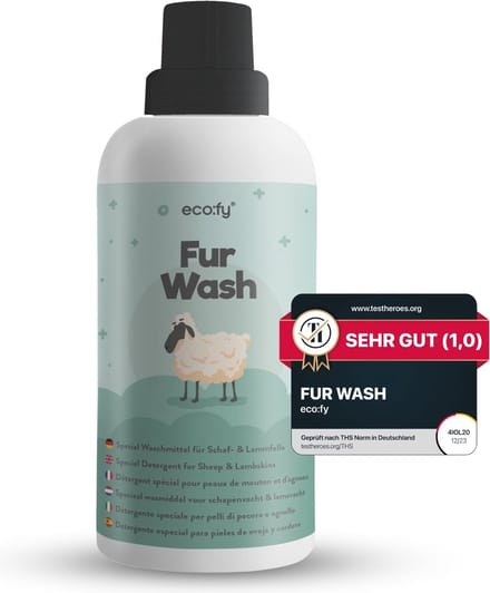 eco:fy® Speciaal vachtwasmiddel • wasmiddel met lanoline voor schapen- en lamsvachten