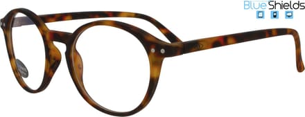 BlueShields YFD214 +3.00 Ilja Beeldschermbril - Leesbril - Blauw licht filter lens - Tortoise