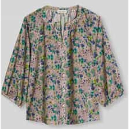 relaxed fit blouse van puur katoen