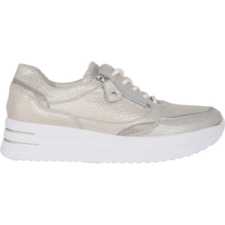 Waldläufer H-Arianna - dames sneaker - Zilver - maat 38 (EU) 5 (UK)