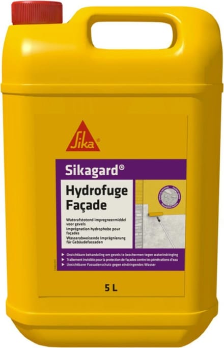 SikaGard Hydrofuge Façade - Waterdichte impregnatie voor gevel - Sika - 5 L