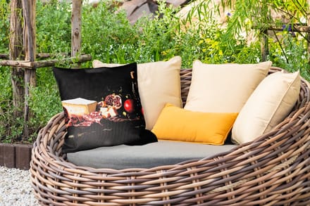 Buitenkussen - Stilleven - Vintage - Borrelplank - 45x45 cm - Weerbestendig