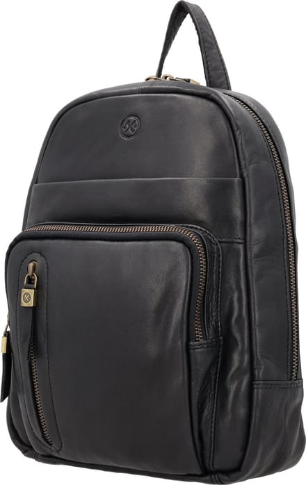 Hide & Stitches Daydreamer Rugzak - 100% Leer - Zwart